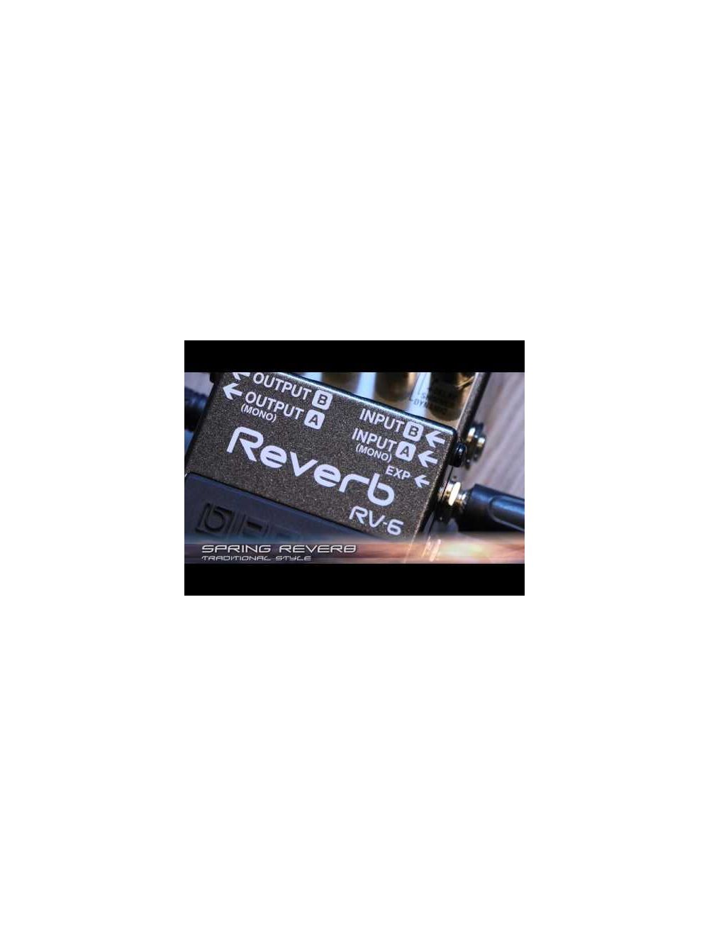 BOSS RV6 Reverb guitar pedal